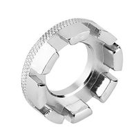 Meet&sunshine Bicycle 8 Way Spoke Spanner, Cycling Wheel Rim Wrench Repair Tool (Silver)