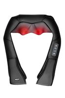 FIVE S FS8801-BLK Shiatsu Neck and Back Massager with Heat Deep Kneading Massage for Neck, Shoulders, Back, Legs, Feet for Home, Office, Car - Black