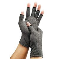 BUYITNOW Arthritis Gloves, Open Finger Compression Hand Gloves for Rheumatoid and Osteoarthritis, Joint Pain Relief for Men & Women