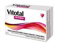 VITOTAL for Women - 30 Tablets - Vitamins and Minerals with Lutein, L-cysteine, L-methionine, lycopene, Collagen Protein hydrolyzate and Horsetail herb extracts and Grape Seed.