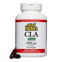 Natural Factors, CLA Tonalin 1000 mg, Supports Healthy Muscle Mass and Weight Management, 90 softgels (45 servings)