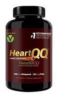 HeartQQ Ultra Absorption Ubiquinol, Advanced Heart Health, Cognitive Function, Energy Levels. 100mg of Ubiquinol (QH) Plus Natural PQQ 20mg (Vegetarian Softgels)