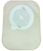 Securi-T Filtered Ostomy Pouch One-Piece System 8 Inch Length 1/2 to 2-1/2 Inch Stoma Closed End Trim to Fit, 7608001 - Box of 30