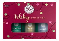 Woolzies Christmas Holiday Essential Oil Set of 3 | Incl. 100% Pure Lavender, Vanilla & Peppermint Oils | Great For Gifting | Highest Quality Therapeutic Grade