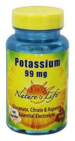 Potassium 99mg Nature's Life 100 Caps