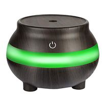 EKIMI Essential Oils Air Diffuser Aromatherapy Aroma Ultrasonic Humidifier Cleaner USB Wood Grain Cool Mist Humidifiers for Car Large Room Whole House Top Fill