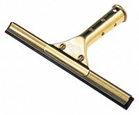 Unger GS400 Golden Clip Brass Complete Squeegee, 16" Length (Case of 10)