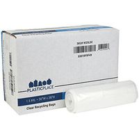 Plasticplace Clear 25-30 Gallon Trash Bags, 30" x 36",1.5 Mil, 100/Case