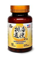 Senna Cleanse Capsules 排毒通便膠囊 500mg 60 Vegetable Capsules 100% Natural No Preservatives Extra Strength for Healthy Digestive System and Regularity Made in USA