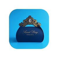 TOKYO HOT Paper Gift Box Wedding Candy Box Wedding Gift Sweet Box for Chocolate Baby Shower Party Favor Boxes 50pcs,Pink