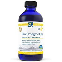 Nordic Naturals ProOmega-D Xtra Liquid - Fish Oil, 1950 mg EPA, 975 mg DHA, 1000 IU Vitamin D3, High-Intensity Support for Cardiovascular, Neurological, and Immune Health*, Lemon Flavored, 8 oz.