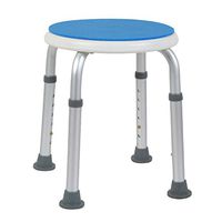 Bath Stools Aluminum Alloy Elderly Pregnant Women Round Non-Slip Adjustable Height Shower Stool