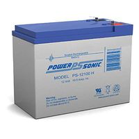 Power Sonic 12V 10.5AH Battery for Sigmas SP12-10, PSH-12100