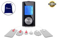 TechCare Mini Massager Tens Unit Lifetime Warranty Tens Machine for Drug Free Pain Management, Back Pain and Rehabilitation (Black)