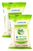 eatCleaner Fruit and Veggie Wipes, Potent Travel Wipes Remove Harmful Residue and Chemicals Where There is No Water, 2-Packs (64 ct)
