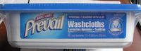 Prevail® Disposable Washcloths, Case of 12
