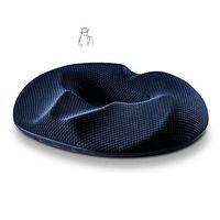 Jueven Orthopedic Seat Cushion, seat Cushion for Lower Back Pain and Sciatica Tailbone Pain Relief – Fit for Office Chair, car seat, Wheelchair (Color : Men's Cyan)