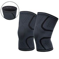 OFTEN Compression Sleeve Knee Brace Knee Support Wrap Pads Breathable Knee Bandage for Men Women Daily Wear,Outdoor Activities (1 Pair) (Medium)