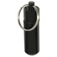 HTS 261C0-BK Small Aluminum Pill Container (Black)