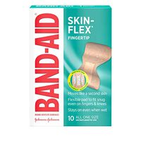 Band-Aid Brand Skin-Flex Adhesive Bandages for First Aid and Wound Care, Finger, 10 ct
