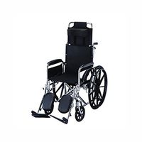 Roscoe Medical Removable Full-Length Arms, Elevating Legrest 16" R-Series Reclining Wheelchair
