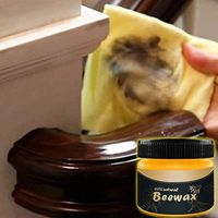 HitHopKing Natural Wood Seasoning Wax，Beeswax Furniture Polish Cleaner，Wooden Surfaces Boards Covering Scratches Home Cleaning-Wooden Surfaces Houseware Supplies