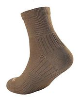 Ecosox Viscose Diabetic Bamboo Quarter w/Arch Support Socks (12-15 (3 Pack), Tan)