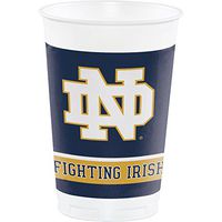 Notre Dame 20 oz Plastic Cups, 24 ct