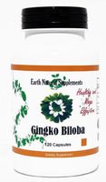 Gingko Biloba Leaf Powder * 450 Mg - 120 Capsules By Earth Natural !!!