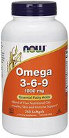 Now Foods, Omega 3-6-9, 1000 mg, 250 Softgels