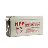 NPP NPG12-150Ah Rechargeable Gel Deep Cycle 12V 150Ah Battery with Button Style Terminals