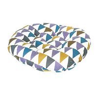 Libobo Chair Round Cushion Linen Cotton Upholstery Soft Padded Cushions Pad Office Home Or Car (45x45cm, I)