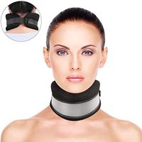 Healifty Neck Brace - for Neck Pain and Support - for Spondylitis - for Man - Adjustable Cervical Collar - for Sleeping - Relief Pain and Pressure in Spine at Work (Black)