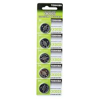 Toshiba CR2025 3V Lithium Battery 1PACK X (5PCS) =5 Single Use Batteries