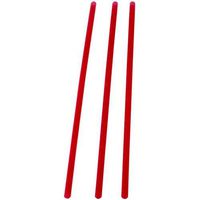 Waddington North America Slim Red Straws, 8" (04-0465) Category: Unwrapped Straws