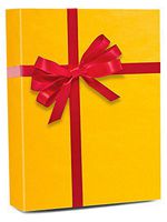 30" X 15' Yellow Ocher Shadow Stripe Gift Wrap
