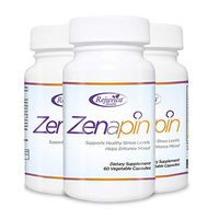 Zenapin - Top Calming Supplement with SIX Stress Fighting Ingredients - GABA, Magnesium, St. John's Wort, Chamomile, 5-HTP, Ashwagandha, B-Vitamins and More