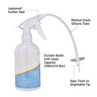 Ear Wax Remover Ear Cleansing Kit Ear Wax Removal Kit for Adults & Kids - Includes Spray Bottle, Basin, Bulb Syringe, Cleaning Brush and 5 Extra Tips