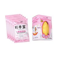 Mini Hand Warmer Set with Egg Shell and Self-Heating Pads (1egg Shell+5 Heating pad)