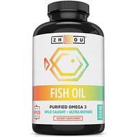 Fish Oil - Max Strength Omega 3 Fatty Acids with EPA and DHA from Purified, Sustainably-Sourced Fish Oil- Heart, Joint and Brain Health Formula - High Potency, Burpless Fish Oil Softgels