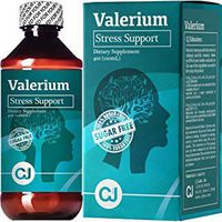 Valerium Soothing Stress Support Liquid Supplement 4 Oz FL ( B1, B2,B6,B5,B12 Vitamins, Valerian Root, GABA ) Keep Busy Minds Relaxed, Focused & Positive.