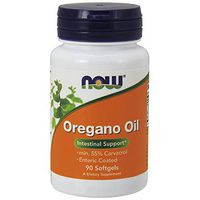 NOW Supplements, Oregano Oil with Ginger and Fennel Oil, Enteric Coated, 90 Softgels