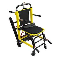 CARESHINE Foldable Elderly Stair Lifting Chair Motorized Climbing Wheelchair Elderly Stair Assist Chair Emergency Transport Manual Track Stair Chair