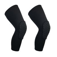 ECHERY 2pcs Protective Knee Pads Anti-Slip Basketball Football Breathable Knee Pads Elbow Guard Compression Leg Sleeve