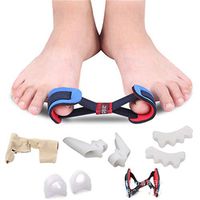 9 Piece Bunion Correctors and Toe Straightener Set - Extra Comfort Kit for Hallux Valgus, Hammer Toes, Bunion Pain and Foot Relief,