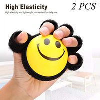 JMung'S 2PCS Stroke Hemiplegia Fingers Recovery Massager Therapy Ball Hand Orthosis with Ball Stroke Hemiplegia Rehabilitation Health Assist Grasp