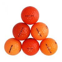 24 Assorted Orange Mix - Near Mint (AAAA) Grade - Recycled (Used) Golf Balls