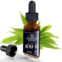 100% Pure Natural Organic Hemp Oil for Anxiety and Stress Relief, Pain and Inflammation, Insomnia and Mood Swings, Skin and Cardiovascular Issues. Vegan Friendly Drops. Made In USA. 1 oz/ 30 ml (500mg)