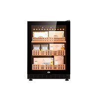 EVEN Cigar Thermoelectric Cigar Cooler Humidor,Tempered Glass Door, Decent Cigar Box Gift Set,Low-Noise Compressor Refrigeration