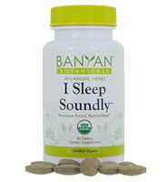 Banyan Botanicals I Sleep Soundly - USDA Organic, 90 Tablets - Non Habit Forming Ayurvedic Herbal Sleep Aid*